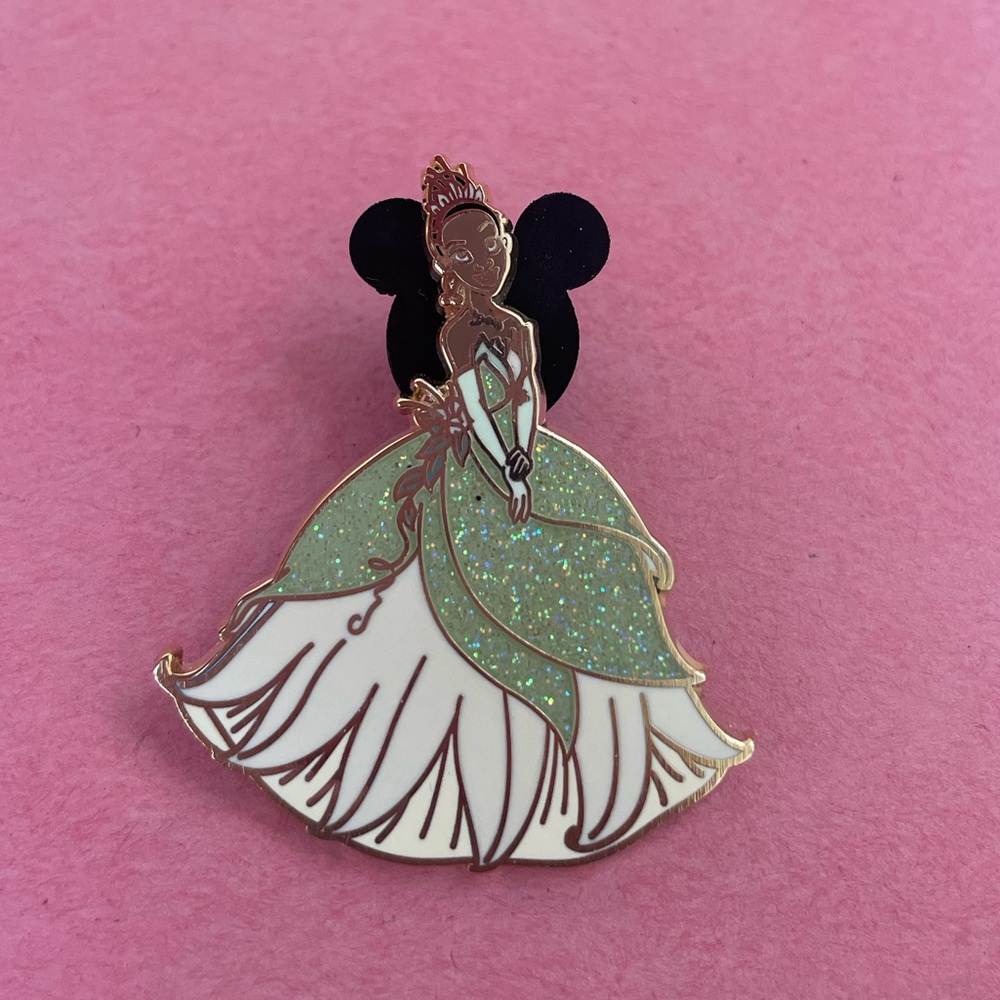 Princess Tiana Glitter Pin Disneyland